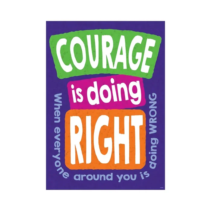 Courage is doing Right when… ARGUS® Poster