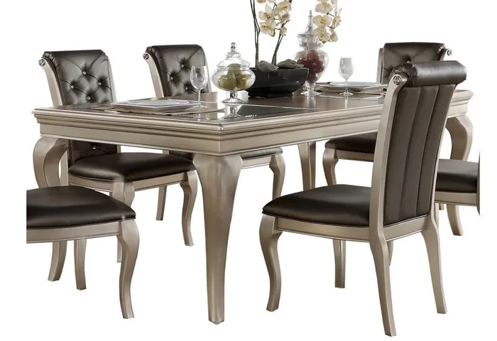 Crawford Dining Table in Silver 5546-84