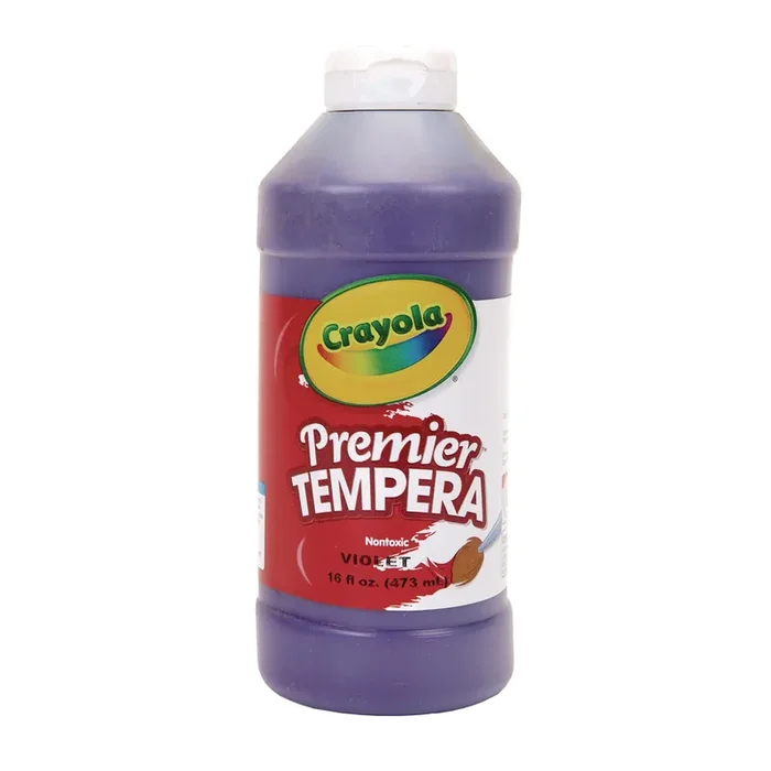Crayola® Premier Tempera Paint, Violet, 16 Oz Bottle