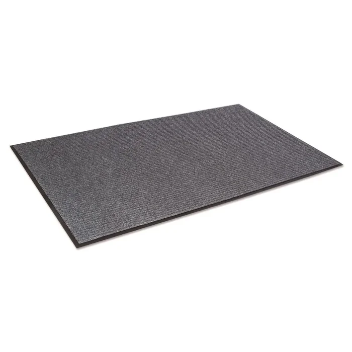 Crown Needle Rib Wipe And Scrape Mat, Polypropylene, 36 X 120, Gray