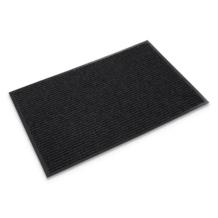 Crown Needle-Rib Wiper/scraper Mat, Polypropylene, 36 X 48, Charcoal