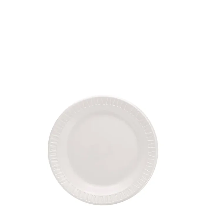 Dart® Mediumweight Foam Dinnerware, Plate, 6″ dia, White, 125/Pack
