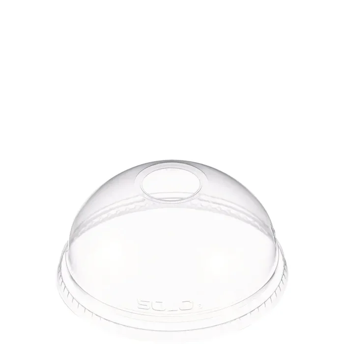 Dart® Ultra Clear Dome Cold Cup Lids, Fits 16 oz to 24 oz Cold Cups, Plastic, Clear, 1,000/Carton