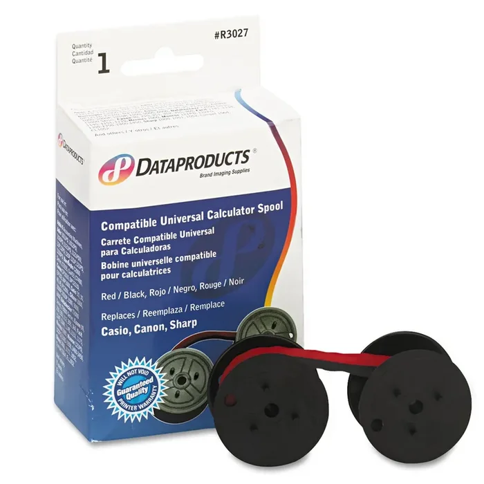 Dataproducts® R3027 Compatible Ribbon, Black/red