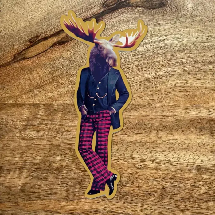 Decal – Moose in Clothes – Colossal Sanders