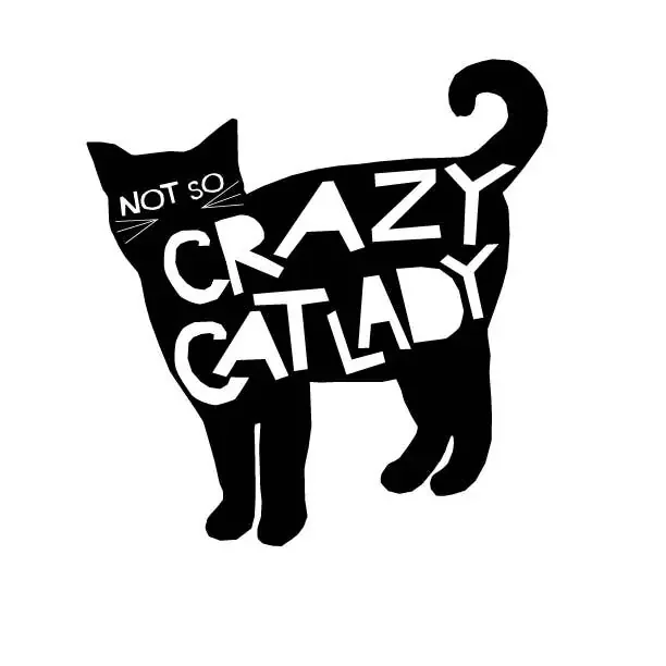 Decal – Not So Crazy Cat Lady – Glad Dog Cards