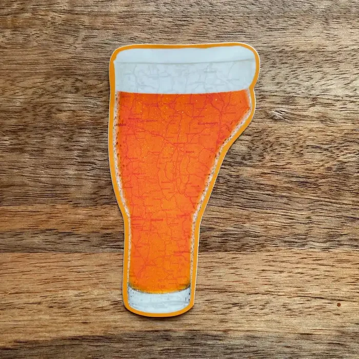 Decal – Vermont Shaped Beer – Colossal Sanders