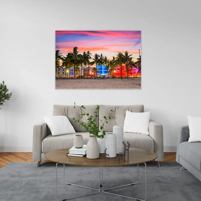 DECO Miami Beach’s Ocean Drive Modern Wall Art