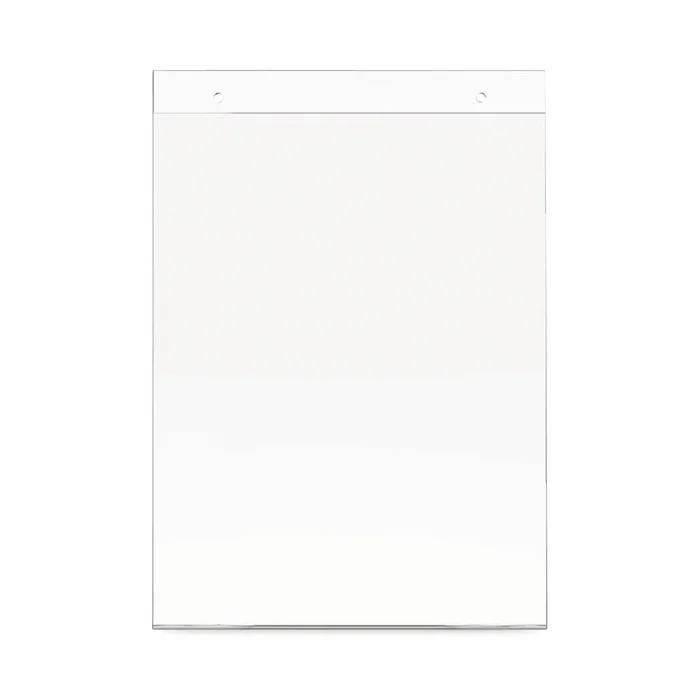 deflecto® Classic Image Wall-Mount Sign Holder, Portrait, 8.5 x 11, Clear