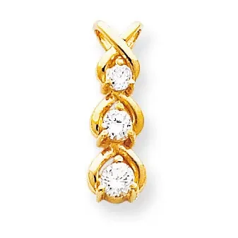 Diamond Chain Slide 14k Gold XP675AA