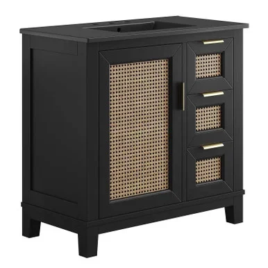 Dixie 36” Solid Wood Bathroom Vanity Cabinet / EEI-6726