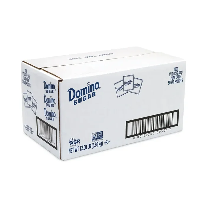 Domino® Sugar, 0.1 oz Packet, 2,000/Carton