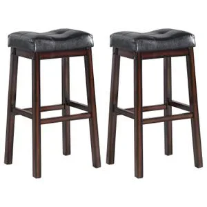 Donald Upholstered Bar Stool Cappuccino (set of 2)