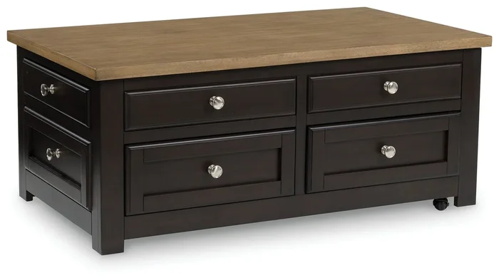 Drazmine – Lift Top Cocktail Table – Brown