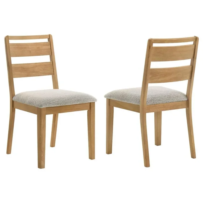 Duncan – Ladder Back Dining Side Chair (Set of 2) – Washed Oak