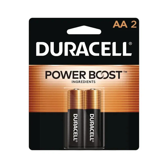 Duracell® Power Boost CopperTop Alkaline AA Batteries, 2/Pack