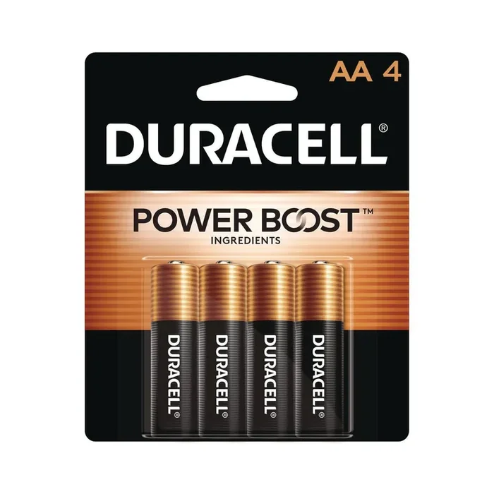 Duracell® Power Boost CopperTop Alkaline AA Batteries, 4/Pack
