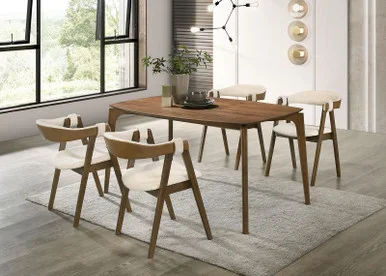Ebikon 5 Pc. Dining Table Set / FM3216WN-T-5PC