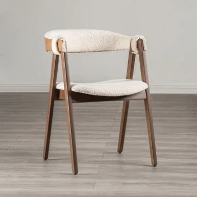 EBIKON Side Chair (2/CTN), Walnut / FM3211WN-SC-2PK