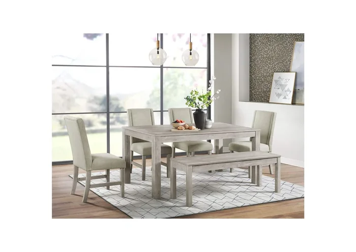 Eleanor Dining Bench In White