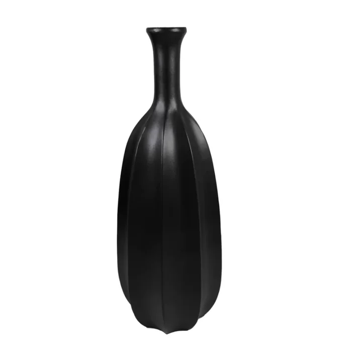 ELLA 40″ Floor Vase Planter Black