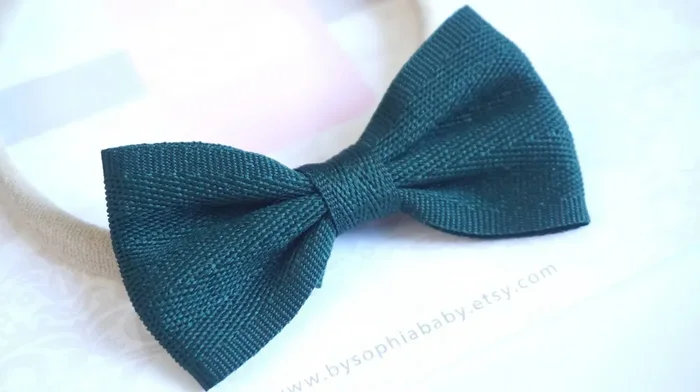 Emerald green Bow baby headband Set fall Baby Nylon Headband Small Bows Baby Bows Newborn headbands Nylon HeadbandsBaby hair bows 700