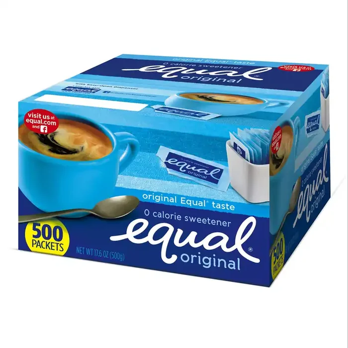Equal® Zero Calorie Sweetener, 0.04 oz Packet, 500/Box