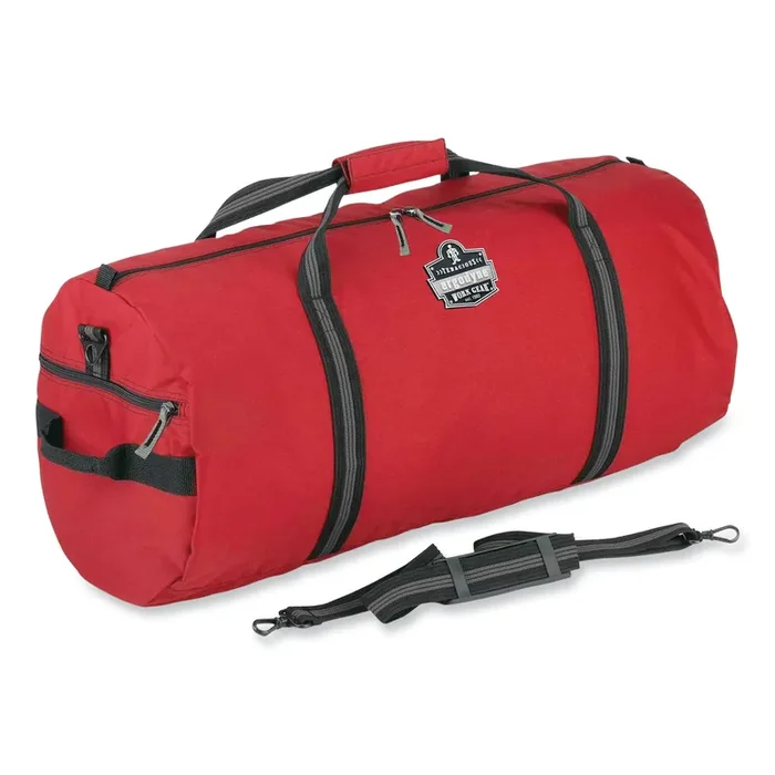 ergodyne® Arsenal 5020 Gear Duffel Bag, Nylon, Small, 12 x 23 x 12, Red