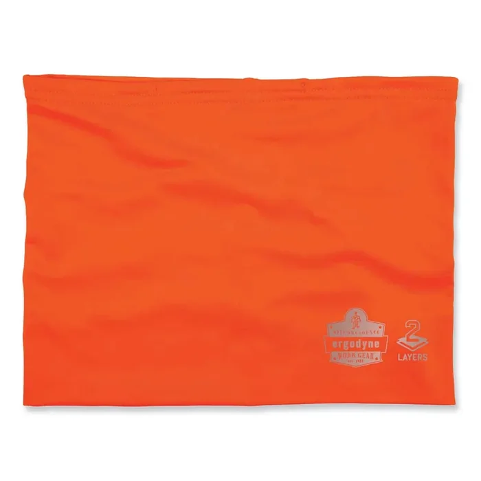 ergodyne® Chill-Its 6489 2-Layer Cooling Performance Knit Multi-Band, Polyester/Spandex, Large/X-Large, Hi-Vis Orange