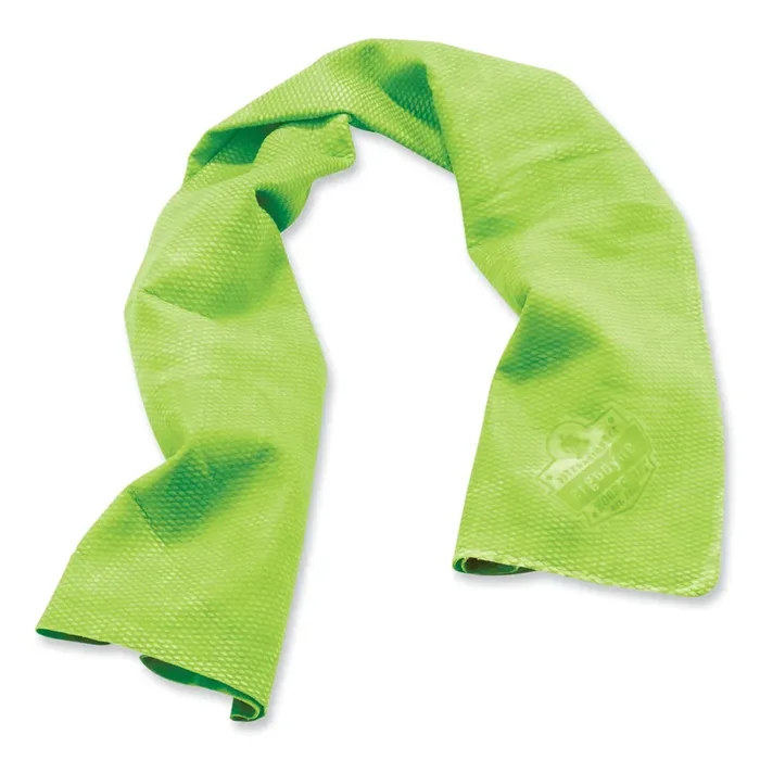 Ergodyne® Chill-Its 6602 Evaporative PVA Cooling Towel, 29.5 x 13, One Size Fits Most, PVA, Hi-Vis Lime
