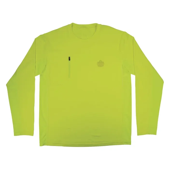 ergodyne® Chill-Its 6689 Cooling Long Sleeve Sun Shirt with UV Protection, 3X-Large, Lime