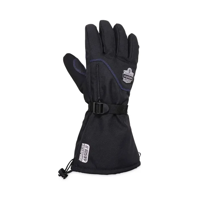 ergodyne® ProFlex 825WP Thermal Waterproof Winter Work Gloves, Black, Small, Pair