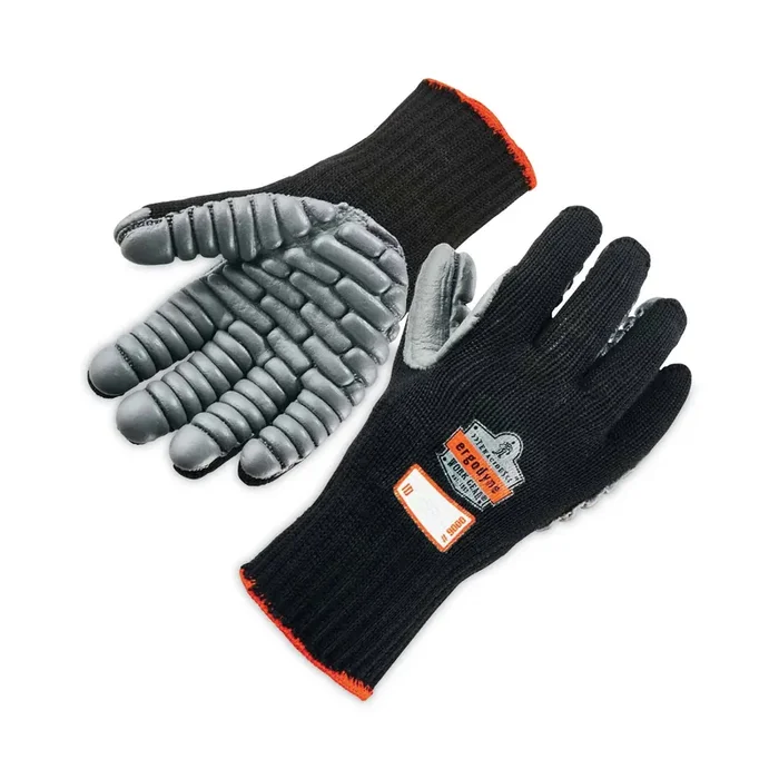 ergodyne® ProFlex 9000 Lightweight Anti-Vibration Gloves, Black, Medium, Pair