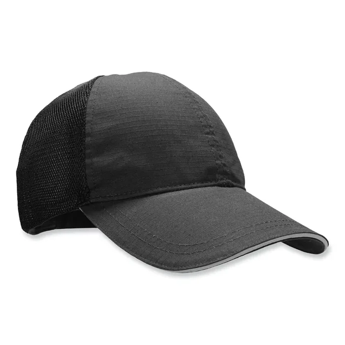 ergodyne® Skullerz 8946 Baseball Cap, Cotton/Polyester, One Size Fits Most, Black