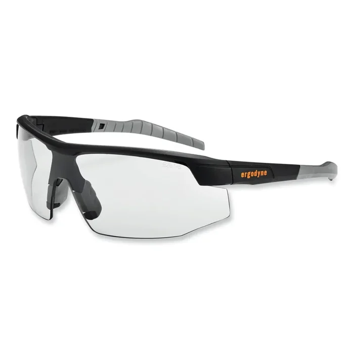 ergodyne® Skullerz Skoll Safety Glasses, Black Nylon Impact Frame, Anti-Fog, Indoor/Outdoor Polycarbonate Lens