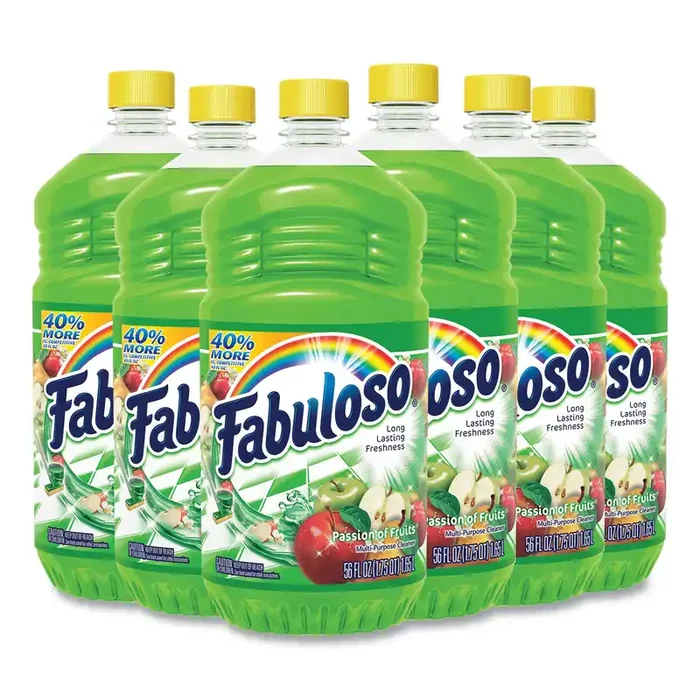 Fabuloso® Multi-Use Cleaner, Passion Fruit Scent, 56 Oz, Bottle, 6/carton