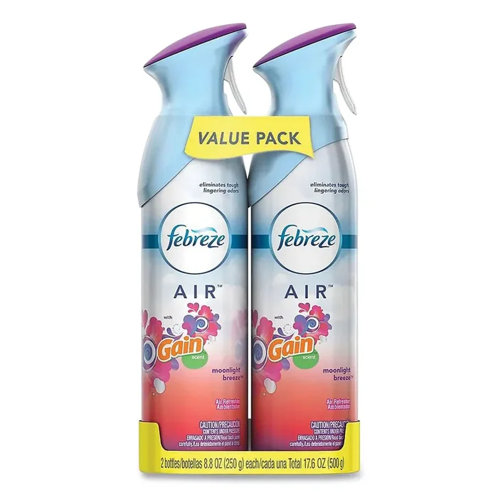 Febreze® AIR, Gain Moonlight Breeze, 8.8 oz Aerosol Spray, 2/Pack