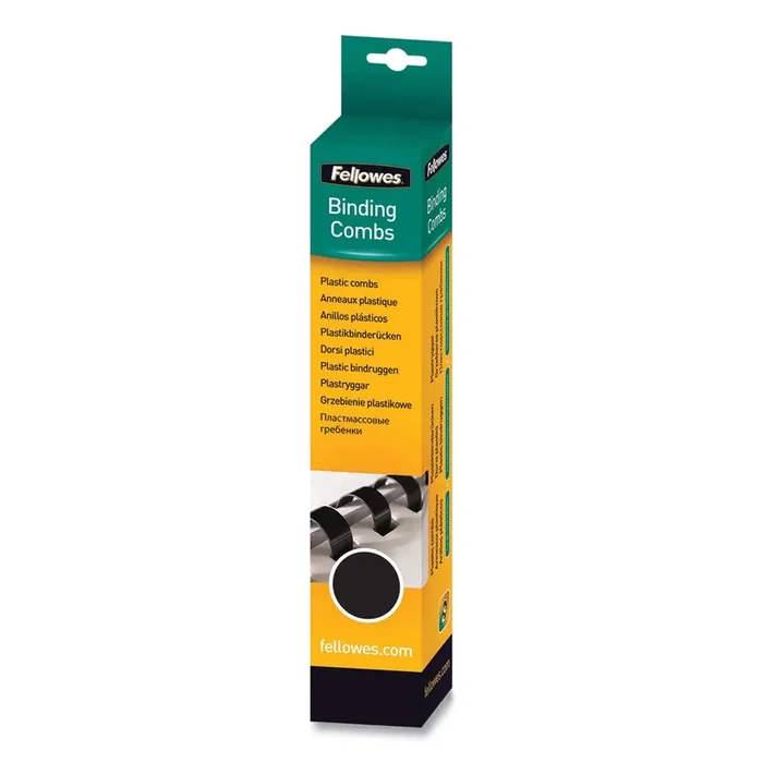 Fellowes® Plastic Comb Bindings, 5/16″ Diameter, 40 Sheet Capacity, White, 100/Pack