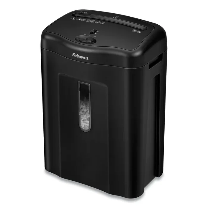 Fellowes® Powershred 11c Cross-Cut Shredder, 11 Manual Sheet Capacity