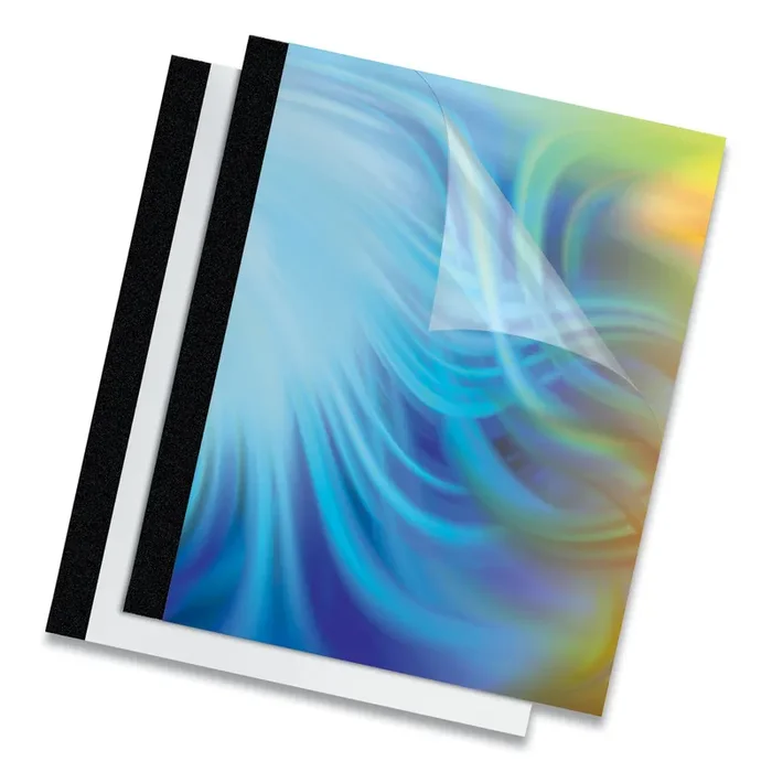 Fellowes® Thermal Binding System Presentation Covers, Clear, 181 to 240 Sheet Capacity, 11 x 8.5, Unpunched, 10/Pack