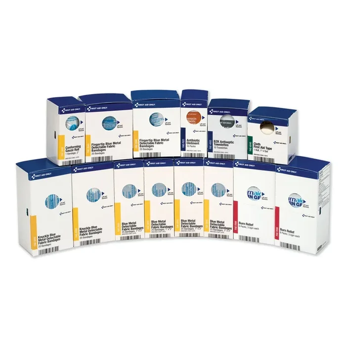 First Aid Only™ Smartcompliance Restaurant First Aid Cabinet Refill, 214 Pieces