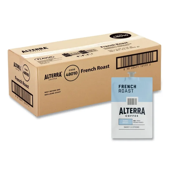 FLAVIA® Alterra French Roast Coffee Freshpack, 100/Carton