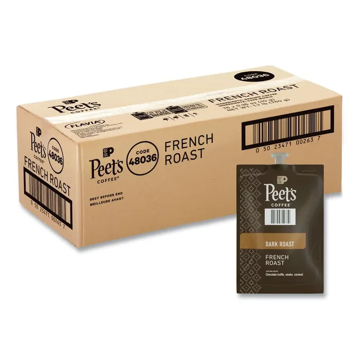 FLAVIA® Peet‘s French Roast Coffee Freshpack, 76/Carton