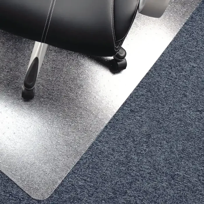 Floortex® Cleartex Advantagemat Phthalate Free PVC Chair Mat for Low Pile Carpets, 45″ w x 53″ l, Clear