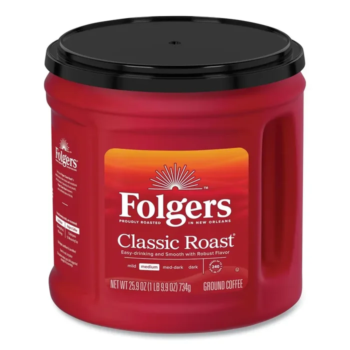 Folgers® Coffee, Classic Roast, Ground, 25.9 Oz Canister