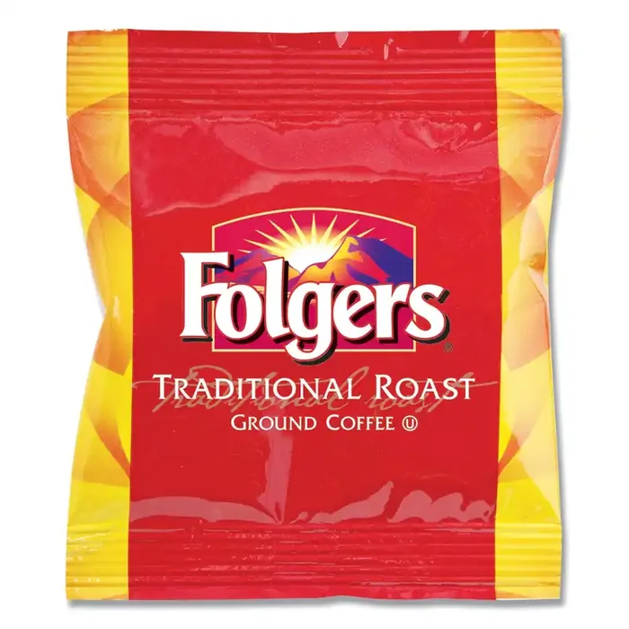 Folgers® Ground Coffee Fraction Packs, Traditional Roast, 2oz, 42/carton