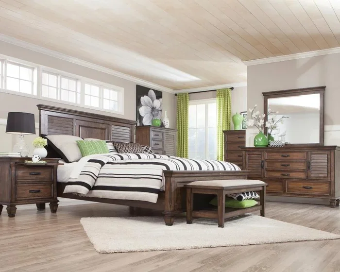 Franco 5-Piece Storage Platform Bedroom Set King