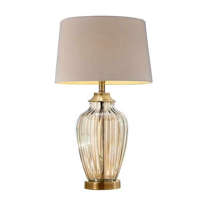 Furniture Of America Lee Gold/Clear Contemporary 28.5″H Table Lamp Model L9713