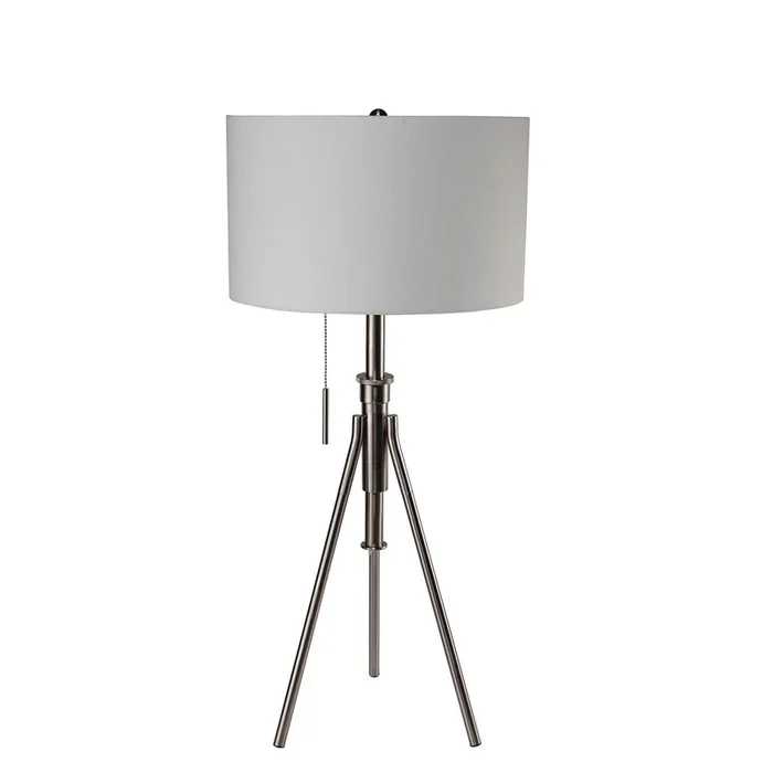Furniture Of America Zaya Brushed Steel Contemporary Table Lamp Model L731171T-SV