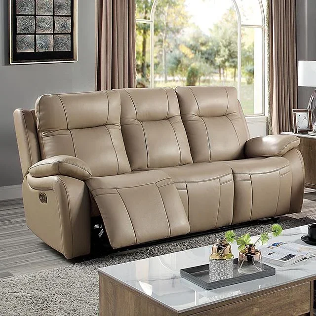 GASPE Power Sofa, Light Brown
